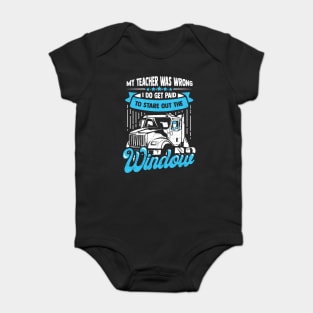 Funny Trucker 18 Wheeler Truck Driver Gift Baby Bodysuit